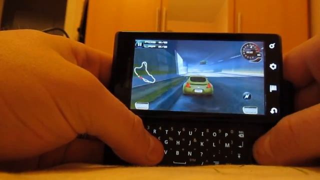 Asphalt 5 game for Android - On overclocked Motorola Milestone A853 смотреть онлайн