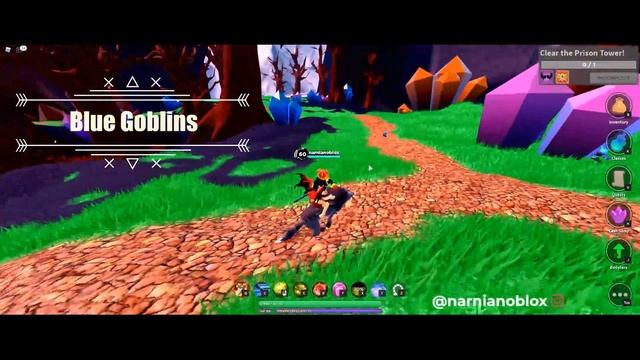 DEFEAT BLUE GOBLINS (QUEST) - World // Zero ROBLOX смотреть онлайн