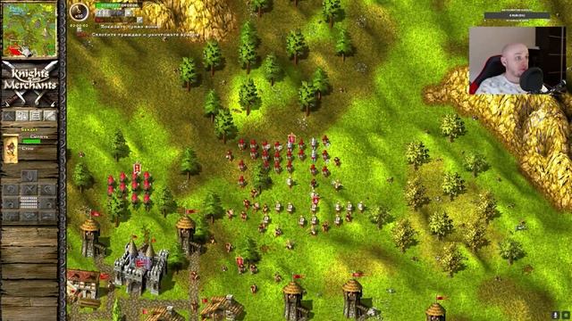 Knights and Merchants / KaM Remake - Кампания Разрушенная Империя - Миссия 3 (стрим) смотреть онлайн