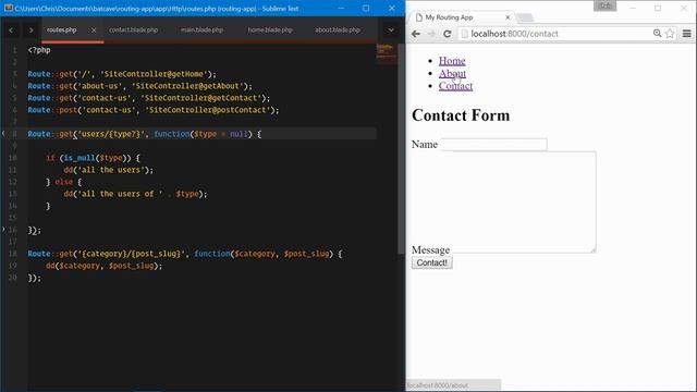 [Lavarel Routing] Lesson 5 Named Routes смотреть онлайн