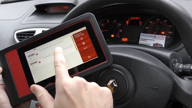 Turn Off Reset Renault Check Engine Spanner Wrench Graph Icon Warning Light with Thinktool Mini смотреть онлайн