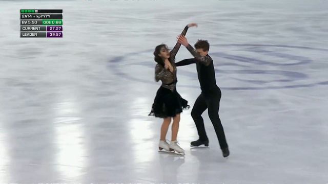 FRADJI / FOURNEAUX (FRA) | Ice Dance Rhythm Dance | Calgary 2023 | #WorldJFigure
