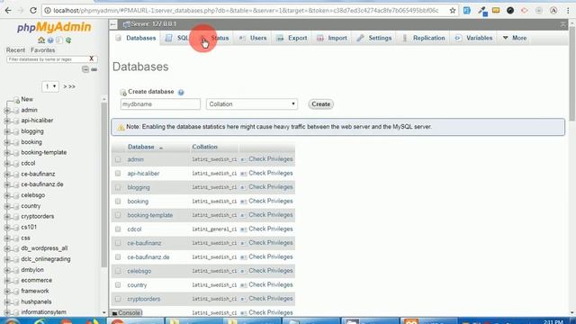 How to create Database , Username and Password in PHPMYADMIN on your computer. смотреть онлайн