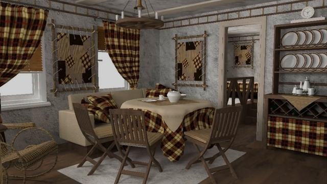 Деревенский интерьер или роскошь загородного дома? смотреть онлайн