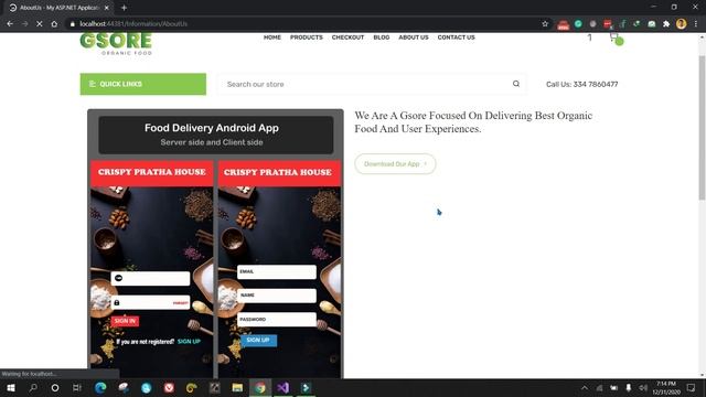 Food Delivery Asp.net MVC | Entity Framework | Admin Side | Customer Side | | Futurionix смотреть онлайн