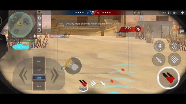 Clash Of Panzer : Tank Battle Android, iOS Gameplay Ultra Graphics смотреть онлайн