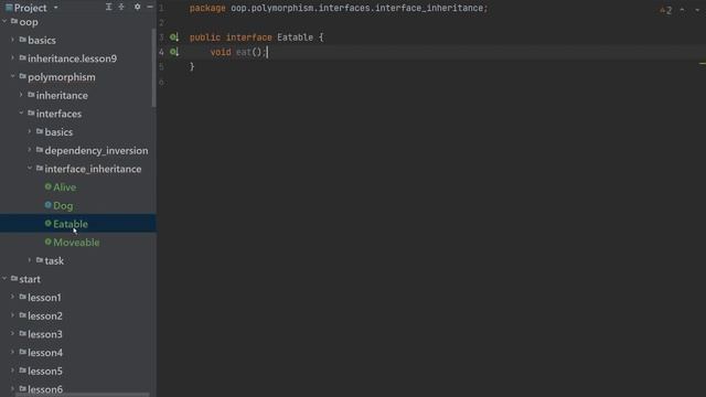 Java с нуля #86 - Наследование у интерфейсов смотреть онлайн