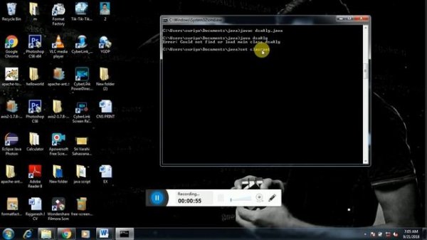 ERROR:could not find or load main class