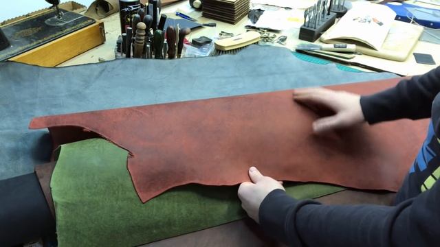 Распаковка и обзор кожи растительного дубления Pueblo смотреть онлайн