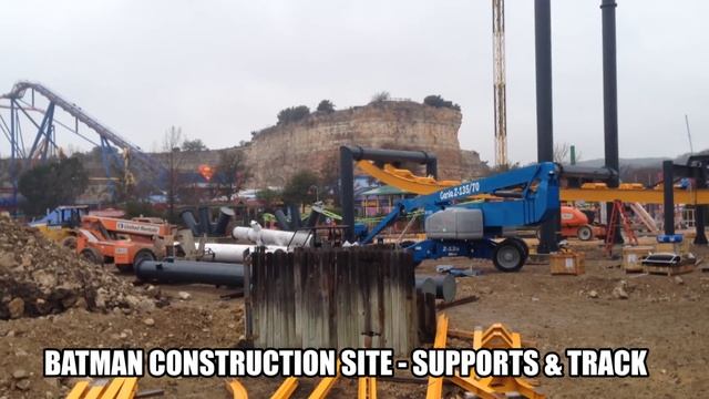 Batman POV and Construction Tour Six Flags Fiesta Texas 2015 смотреть онлайн