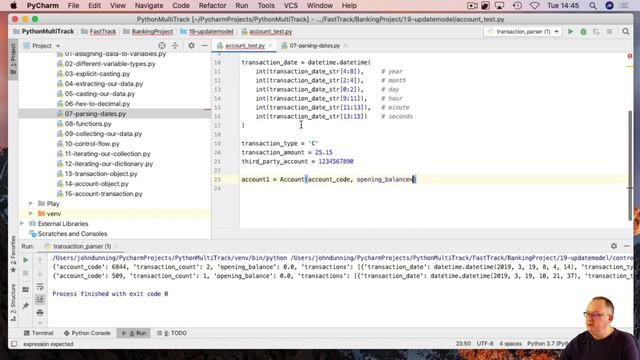 030 :: Python - Create the Model for Calculating the Closing Account Balance смотреть онлайн