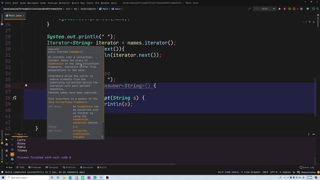 Java Tutorial - Collection Looping with forEach() and stream().forEach() смотреть онлайн