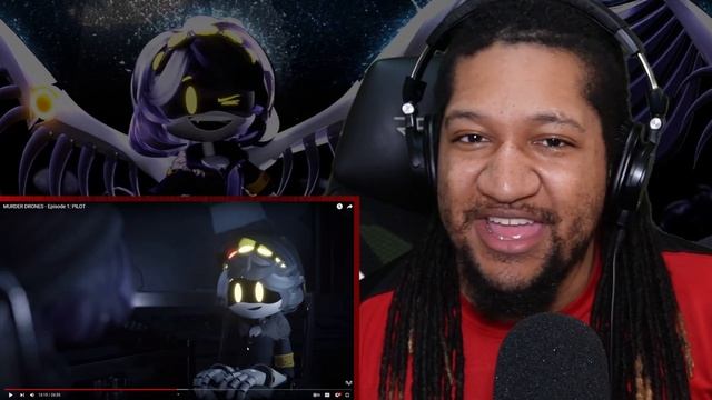 Reaction to MURDER DRONES - Episode 1: PILOT (GLITCH) смотреть онлайн