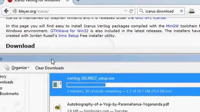 installing icarus verilog смотреть онлайн