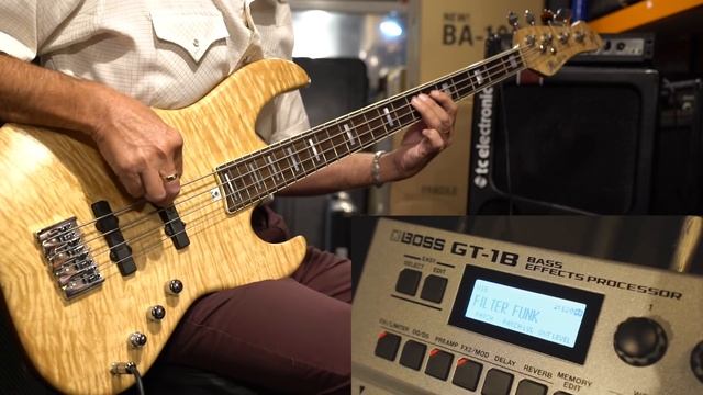 Boss GT-1B Multi-Effect Pedal for Bass Guitar смотреть онлайн