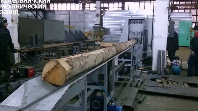 Обработка деловой древесины| Станок брусующий| СБ-4В-550 смотреть онлайн