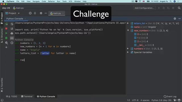 How to Create Lists using List Comprehension | 100 Days of Code: The Complete Python Pro Bootcamp смотреть онлайн