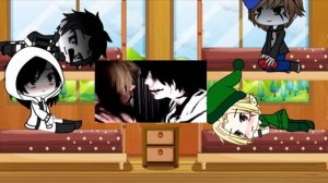 Реакция Джеффа, Бена, Смеющегося Джека и Безглазого Джека на видео  Just Face