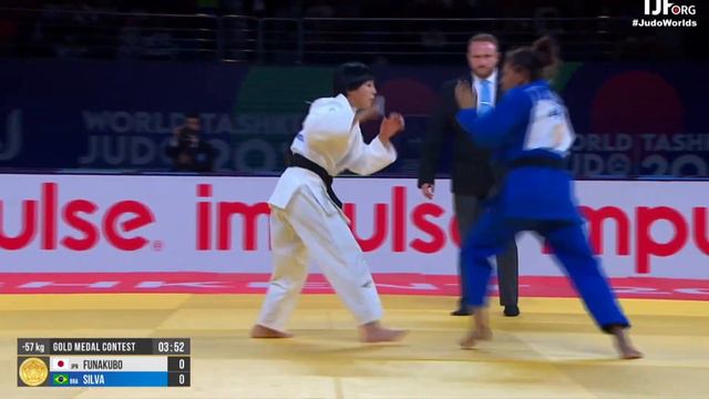 Haruka Funakubo vs Rafaela Silva and ALL their IPPONS from World Championships 2022 смотреть онлайн