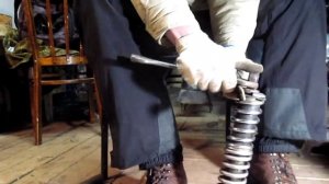 Разборка заднего амортизатора мотоцикла Восход.