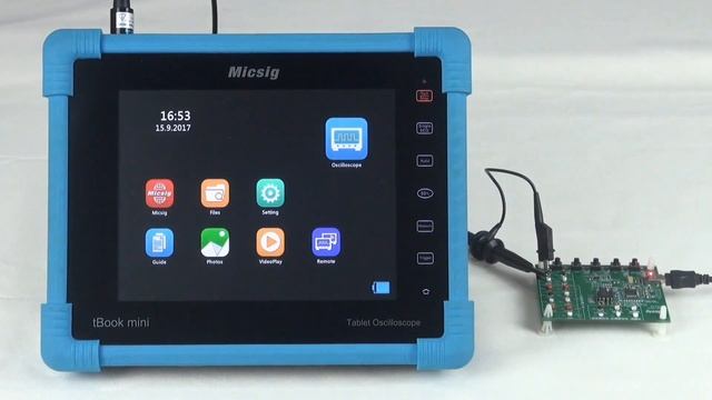 Operation Introduction - Micsig Tablet Oscilloscope tBook mini Series смотреть онлайн