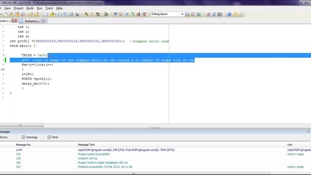 Bipolar Stepper Motor Controlling Circuit Design With Proteus ISIS