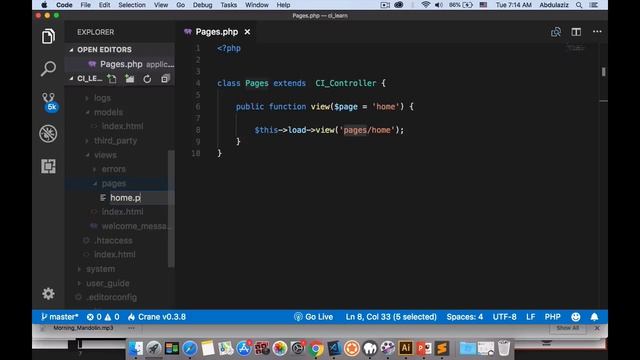 ٢ - ما هو codeIgniter وتنصيب ال framework وعمل الصفحات الاساسية смотреть онлайн