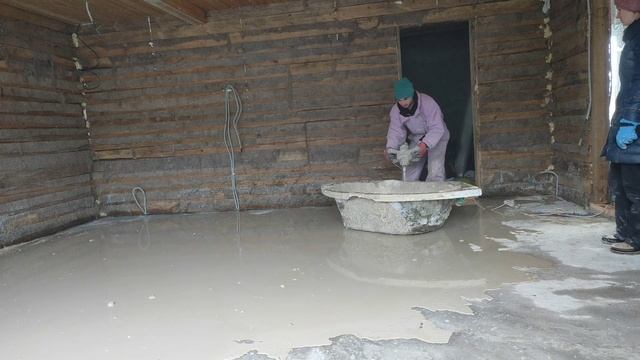 Наливной пол! ? дом из пенопласта! заливаем сами! смотреть онлайн