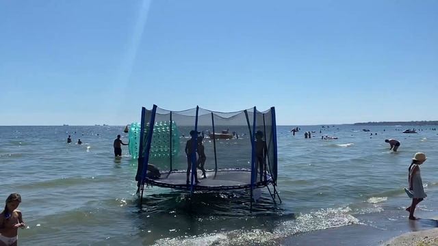 ✔️Коблево Видео: Пляж на море онлайн. Обзор 4 августа 2020 смотреть онлайн