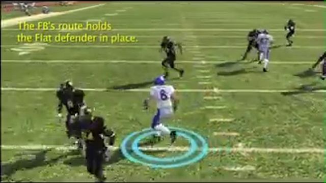 NCAA Football 09 - Attacking cover 3 - www.ncaa09tips.com смотреть онлайн