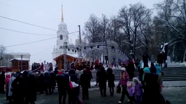 Новогодние гуляния город Владимир 2019 смотреть онлайн