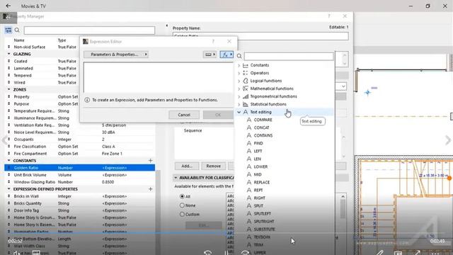 ARCHICAD 22TH (Expression Defined) - Available Functions in Expressions смотреть онлайн