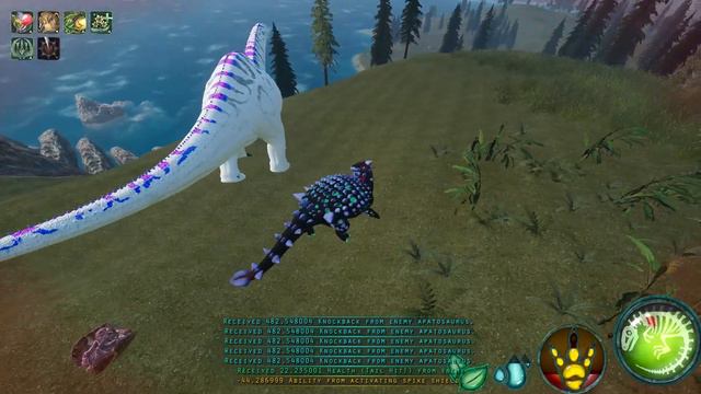 Beasts of bermuda: Saichania VS Apatosaurus смотреть онлайн