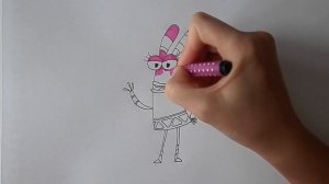 Как нарисовать Юси из КУМИ КУМИ/270/Draw Yusi from KUMI KUMI