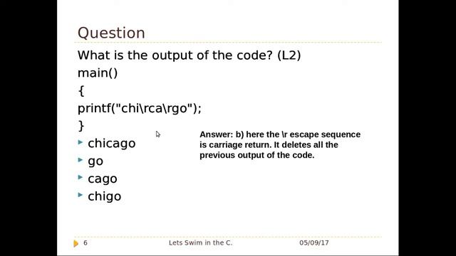Embedded C Programming - Session 1 (Objective Questions) смотреть онлайн