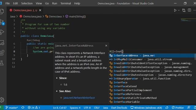 Sum of two number without variable | Java смотреть онлайн