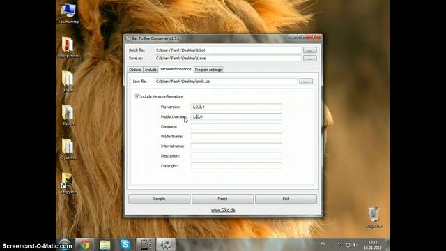 Обучение программе Bat to Exe converter смотреть онлайн