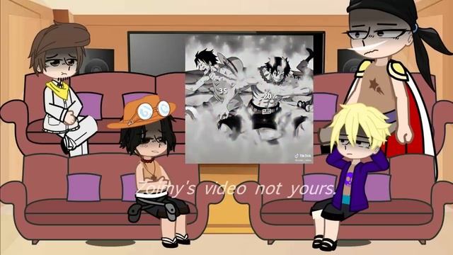 Whitebeard pirates reacts to Luffy смотреть онлайн