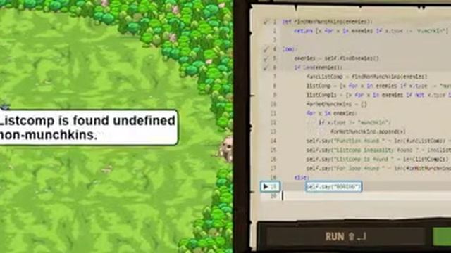 Demonstration of CC-Python List comprehension fault смотреть онлайн