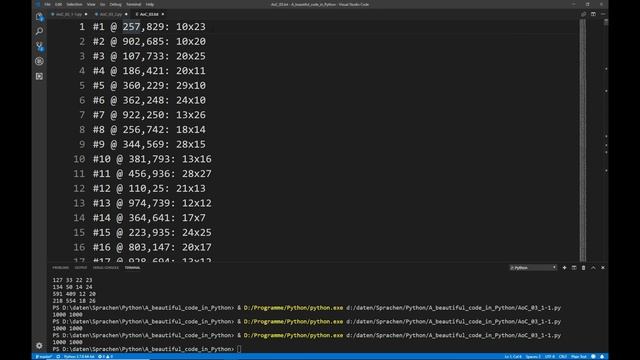 Python lernen, Advent of Code 2018, Tag 3, Aufgabe 1 + 2 смотреть онлайн