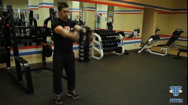 Подъемы рук с блином перед собой смотреть онлайн