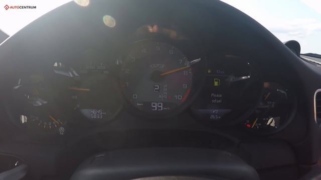 Porsche 911 GT3 RS 4.0 520 KM (AT) - acceleration 0-100 km/h смотреть онлайн
