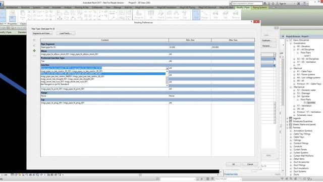 MagiCAD for Revit Pipe Reduction change смотреть онлайн