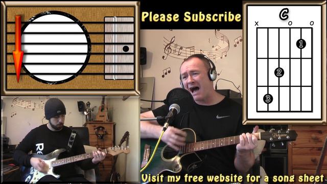 Stand by Me - Ben E King - Acoustic Guitar Tutorial (2021 version Ft. my son Jason on lead etc.) смотреть онлайн