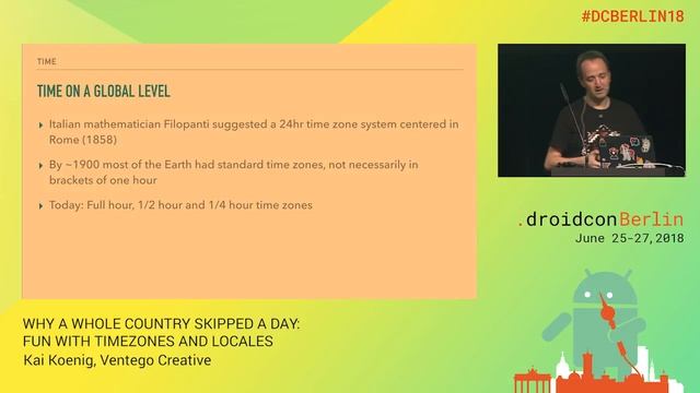 #DCBerlin18 502 Koenig WHY A WHOLE COUNTRY SKIPPED A DAY FUN WITH TIMEZONES AND LOCALES DAY2 смотреть онлайн