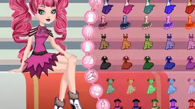 Ever After High: игра одевалка Китти Чешир смотреть онлайн