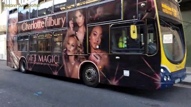 *BRAND-NEW AOA* Dublin Bus GT21 passes by George's Street with the "Charlotte Tilbury" AOA смотреть онлайн