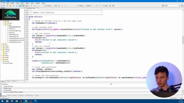 Amazing RSI trading bot in mql5! | MT5 programming смотреть онлайн