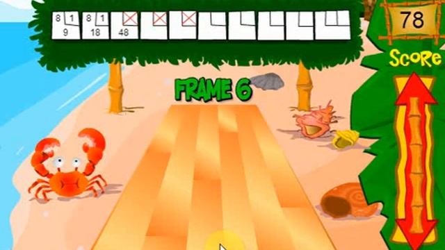 Beach Bowling - Flash Game - Casual Gameplay смотреть онлайн