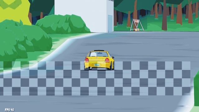 Gunsai Touge with TOMOYUKI TACHI'S HONDA CIVIC EK9 515HP in FR LEGENDS!!! смотреть онлайн